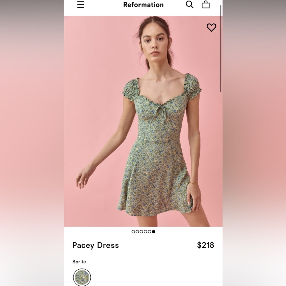 REFORMATION PACEY DRESS - Picture 14 of 15